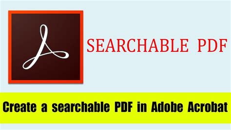 How do i make a searchable pdf document. Things To Know About How do i make a searchable pdf document. 